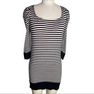Striped knit dress XS